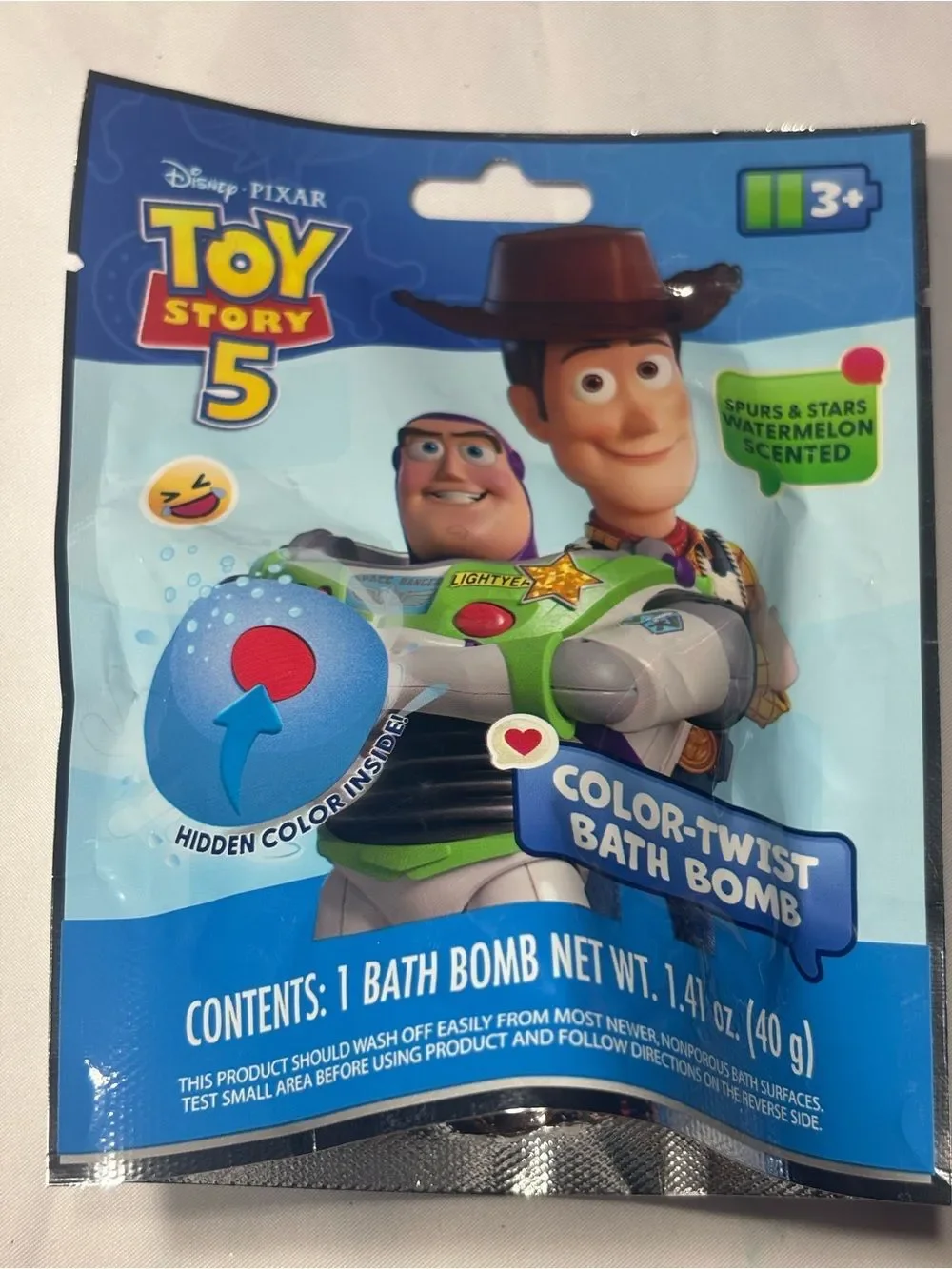 4 New Toy Story Bath Bundle - Blue
